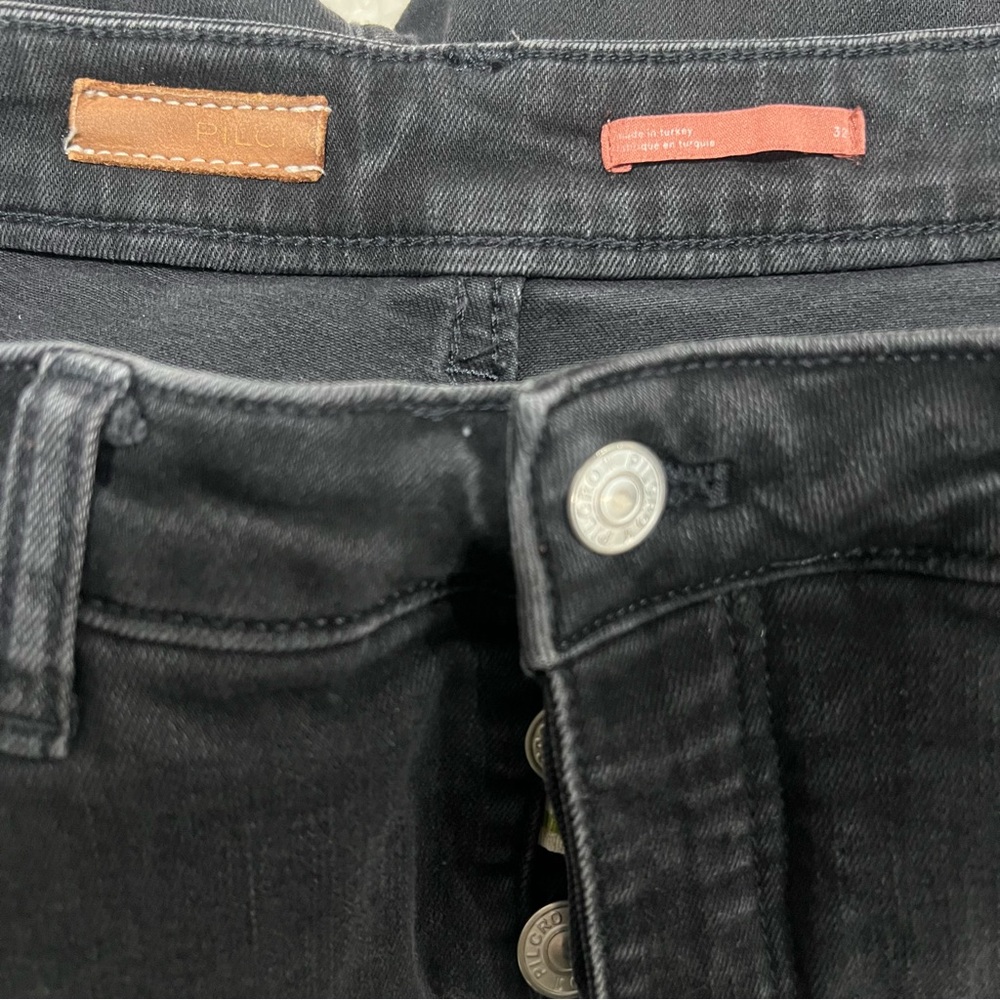 Anthropologie Pilcro Icon Black Flare Jeans size 32 - Picture 9 of 12